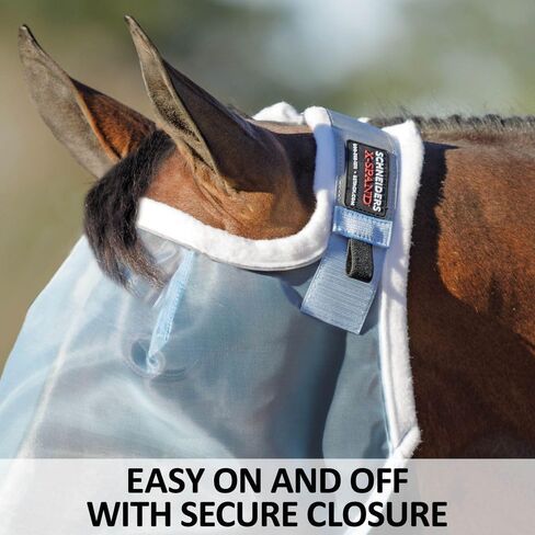 أقنعة شنايدرز X-Spand Mosquito Mesh II Fly Horse | تعزيز الراحة والرؤية | الفك للحركة الطبيعية | حماية من الأشعة فوق البنفسجية بنسبة 40% | ميزات السلامة العاكسة in Saudi Arabia