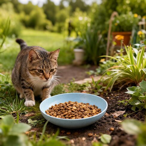 10 عبوات من أطباق القطط، أطباق القطط الصغيرة، أوعية طعام القطط المتينة المصنوعة من قش القمح للقطط الداخلية والخارجية in Kuwait