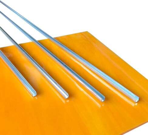 9/32" U-Channel Zinc Came for Stained Glass Works Framing, 3ft x 12 Strips Total 36ft. in Saudi Arabia