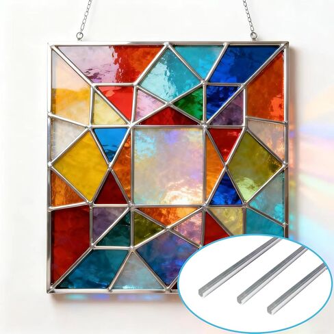 9/32" U-Channel Zinc Came for Stained Glass Works Framing, 3ft x 12 Strips Total 36ft. in Saudi Arabia