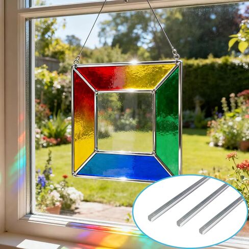 9/32" U-Channel Zinc Came for Stained Glass Works Framing, 3ft x 12 Strips Total 36ft. in Saudi Arabia