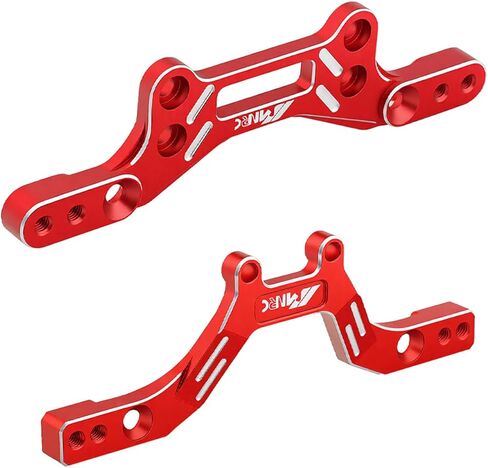 Alum Rear Front Shock Tower Brace Damper Plate Kit for Arrma 1/14 Typhon Grom 4X4 RTR Series Upgrade Part Red in Saudi Arabia