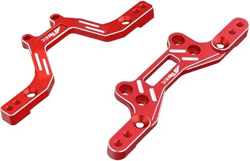 Alum Rear Front Shock Tower Brace Damper Plate Kit for Arrma 1/14 Typhon Grom 4X4 RTR Series Upgrade Part Red in Saudi Arabia