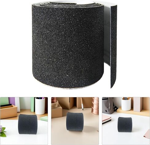 BESPORTBLE 1 Roll of Mini Road Model, Realistic Street Adornment for Micro Landscape Craft Decor, Black Asphalt Sticker, 10m Long in Saudi Arabia