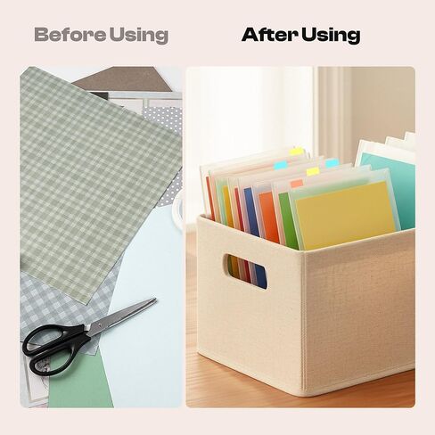 Caydo 36 Pieces Paper Storage for 8.5 × 11 papers with 48 Sticky Index Tabs, Scrapbook Storage Organizer for Printer Paper, Scrapbooking, Cardstock, Photo, Cardstock for Craftrooms, Offices in Saudi Arabia
