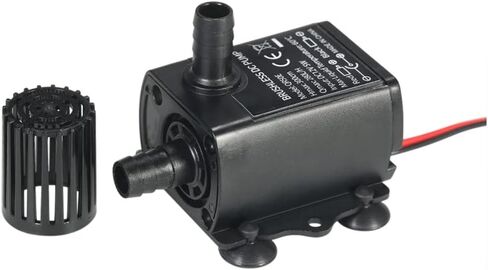DC12V 5 واط فائقة الهدوء مضخة مياه صغيرة بدون فرش مقاوم للماء نافورة غاطسة حوض السمك تعميم 280L/H رفع 300 سنتيمتر in Saudi Arabia