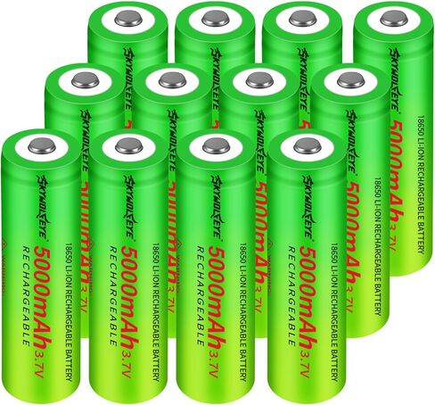 12 حزمة بطارية قابلة للشحن I865O باستخدام شاحن البطارية القابلة لإعادة الشحن I865O (لا يشمل شاحن البطارية 18650) (عبوة من 12 زرًا علويًا) in Kuwait