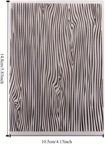 1PC 3D Embossed Folder for DIY Relief Craft Making Tree Print Pattern Background Greeting Card Scrapbooking No Stamp Metal in Saudi Arabia