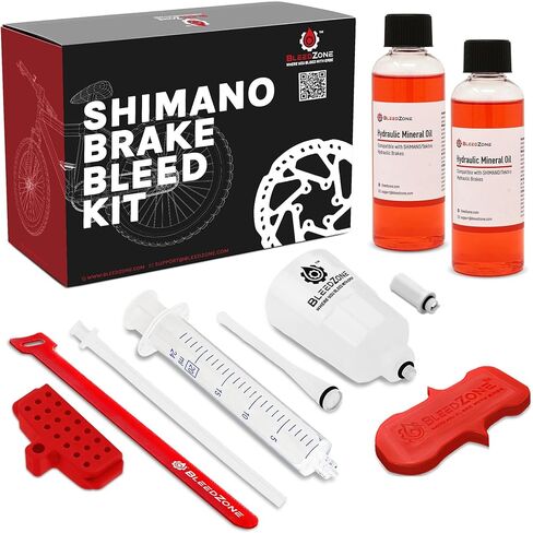 Bleed Kit for Shimano Hydraulic Mountain Bike MTB Brakes with 120ml Mineral Oil in Saudi Arabia
