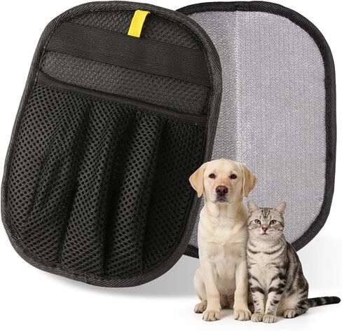 Pet Hair Removal Glove for Cats & Dogs, Five-Finger Electrostatic Pet Hair Remover Glove Reusable Brush Pet Hair Tool for Carpet, Car Seat, Couch and Laundry in Saudi Arabia