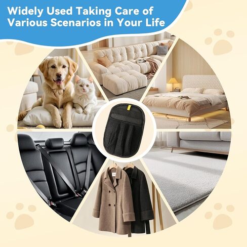 Pet Hair Removal Glove for Cats & Dogs, Five-Finger Electrostatic Pet Hair Remover Glove Reusable Brush Pet Hair Tool for Carpet, Car Seat, Couch and Laundry in Saudi Arabia