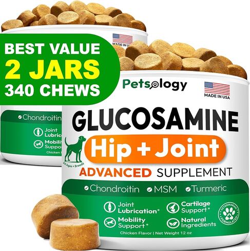 Hemp Calming Chews for Dogs - 170 Dog Calming Chews - Anxiety Relief Treats - Advanced Stress Relief Supplement, Separation Aid, Barking, Fireworks, Melatonin - Hip & Joint Support - Made in USA in Kuwait