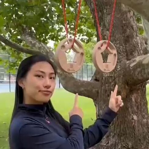 TWO STONES Portable Hangboard Rock Climbing, Pull Up Rings as Portable Rock Climbing Training Board with Pockets and Edges for Rock Climbers in Kuwait