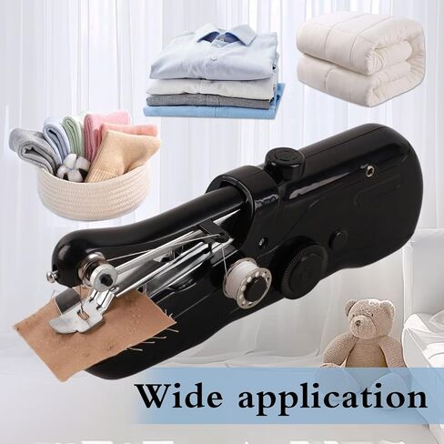 Handheld Sewing Machine, Easy to Use Portable Electric Mini Sewing Machines， Comes with a Complete Kit and a Storage Sewing Bag, Suitable for Home, Travel and DIY in Saudi Arabia