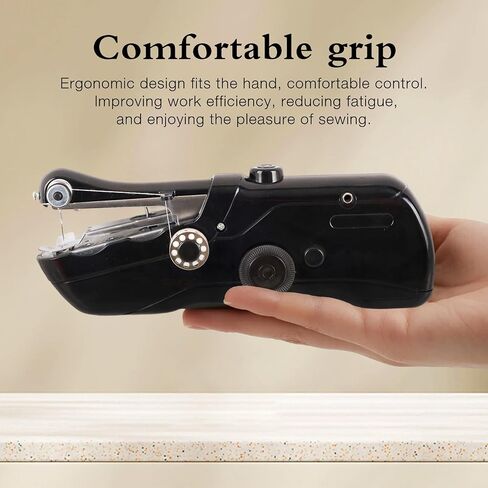 Handheld Sewing Machine, Easy to Use Portable Electric Mini Sewing Machines， Comes with a Complete Kit and a Storage Sewing Bag, Suitable for Home, Travel and DIY in Saudi Arabia