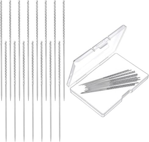 15 قطعة كبيرة من أدوات إصلاح العيوب، أداة سناج ناب إت مقاس 0.04 × 3 بوصة مع صندوق تخزين، أدوات إصلاح عقبات السترة، إبرة للعناية بالملابس المحبوكة، قماش محبوك، ملابس، منسوجة in Kuwait