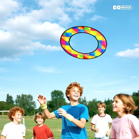 ألعاب الطيران، 3 قطع من حلقات الطيران، ألعاب حمام السباحة، ألعاب الشاطئ، ألعاب الفناء الخلفي، الترفيه في الهواء الطلق، الترفيه في الهواء الطلق للبالغين (قوس قزح، التدرج) (قوس قزح) in Kuwait