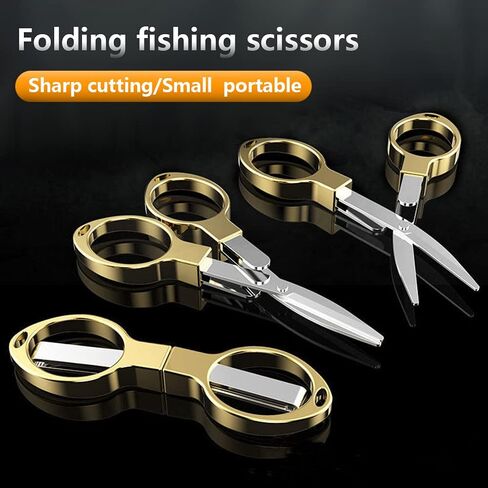Folding Scissors, TSA Compliant and Portable, Compact, Safe Travel Scissors, Stainless Steel Retractable, 1 Pcs in Saudi Arabia