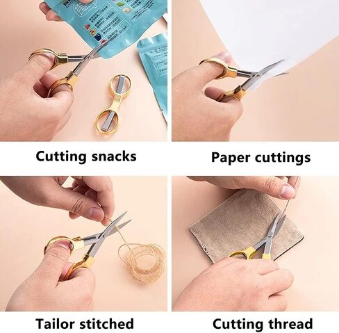 Folding Scissors, TSA Compliant and Portable, Compact, Safe Travel Scissors, Stainless Steel Retractable, 1 Pcs in Saudi Arabia