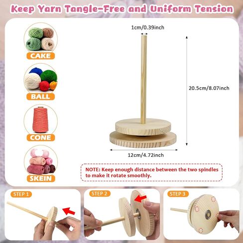 Knitting Machine Adapter with Yarn Holder, Electric Knitting Machines Adapter for Sentro Knitting Machine 40 & 48 Needle, Speed Control & Reverse Knitting (Pink+Yarn Holder) in Saudi Arabia