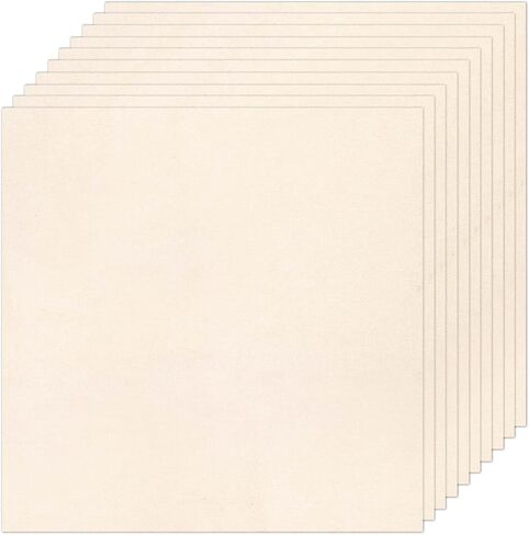 10 PCS Embroidery Fabric, Pre-Cut Beige Natural Cotton Embroidery Cloth Fabric, Embroidery Cloth Squares for Embroidery Garment Craft (5.9 × 5.9 Inch) in Kuwait
