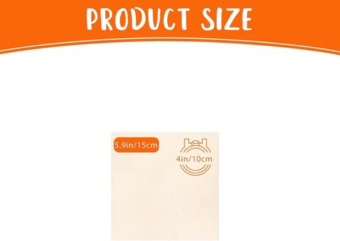 10 PCS Embroidery Fabric, Pre-Cut Beige Natural Cotton Embroidery Cloth Fabric, Embroidery Cloth Squares for Embroidery Garment Craft (5.9 × 5.9 Inch) in Kuwait
