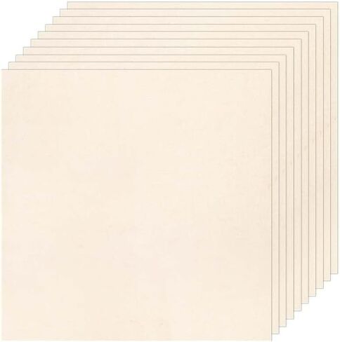 10 PCS Embroidery Fabric, Pre-Cut Beige Natural Cotton Embroidery Cloth Fabric, Embroidery Cloth Squares for Embroidery Garment Craft (5.9 × 5.9 Inch) in Kuwait