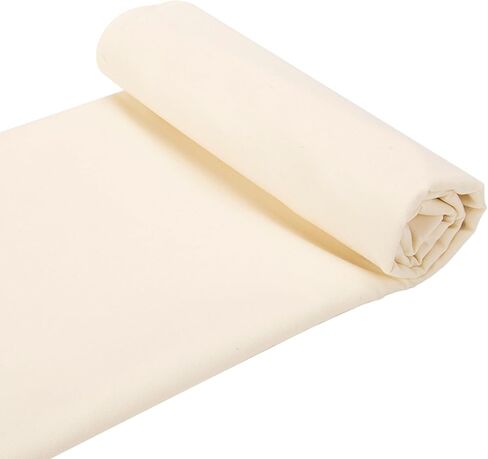 10 PCS Embroidery Fabric, Pre-Cut Beige Natural Cotton Embroidery Cloth Fabric, Embroidery Cloth Squares for Embroidery Garment Craft (5.9 × 5.9 Inch) in Kuwait
