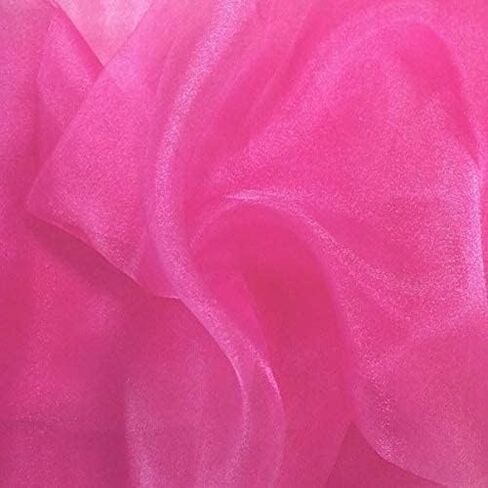 Sparkle Crystal Sheer Organza Fabric Shiny for Fashion, Crafts, Decorations 60" Wide(50 Yard, Plum) in Saudi Arabia