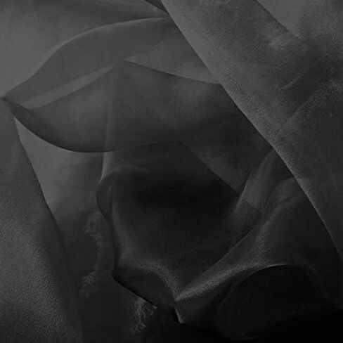 Sparkle Crystal Sheer Organza Fabric Shiny for Fashion, Crafts, Decorations 60" Wide(50 Yard, Plum) in Saudi Arabia