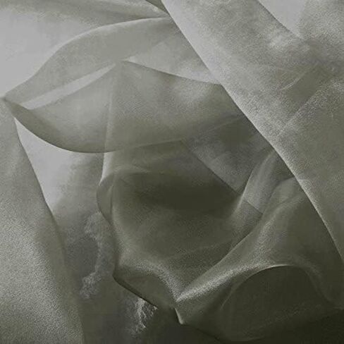 Sparkle Crystal Sheer Organza Fabric Shiny for Fashion, Crafts, Decorations 60" Wide(50 Yard, Plum) in Saudi Arabia