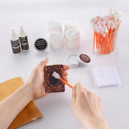 FBLJM Card Flattening Tool Kit – Trading Card Cleaning & Repair Accessory Set for Collectors, Fix Lifted Edges, Protect & Restore Collectible Cards in Saudi Arabia