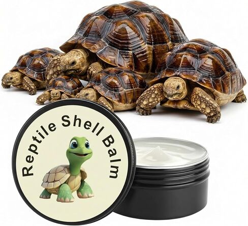 كريم بلسم صدفة مرهم السلحفاة - بلسم العناية بالصدفة للسلاحف الصندوقية، والسولكاتا، والروسية، وسلحفاة الصحراء الجافة، والمتشققة أو الباهتة in Kuwait