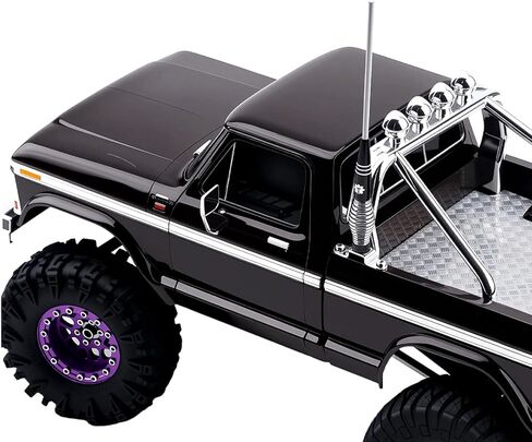 هوائي سيارة RC 80 مم و100 مم مع GR5 مجموعة زنبركية صلبة من التيتانيوم لـ 1/24 SCX24 FCX24 1/18 TRX4M Redcat Ascent18 HPI Venture18 FCX18 RC ترقيات السيارات الزاحفة in Kuwait