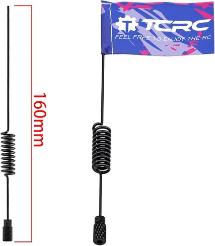 16cm Decoration Antenna with Flag for 1/24 SCX24 AX24 FCX24 1/18 TRX4M Redcat Ascent18 HPI Venture18 FCX18 RC Crawler Car Upgrades in Saudi Arabia
