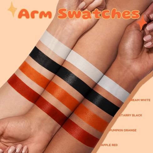 Pudaier 4-IN-1 Temporary Tattoo, Face Painting Maker For Skin, 4 Colors Washable Face Body Painting Pen Kit, Halloween Facepaint Makeup, DIY Creativity Party Christmas Decorations. in Saudi Arabia