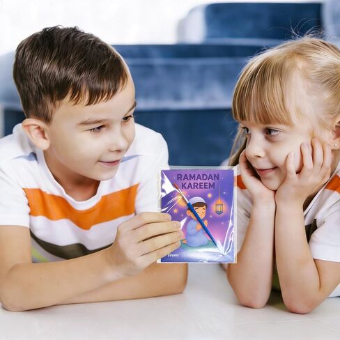 فانسي لاند 24 حزمة من هدايا رمضان للأطفال كتاب تلوين مائي مع كتب مائية عيد مبارك مجموعات الحرف الإسلامية للفصول الدراسية وأنشطة الفصل الدراسي هدايا الحفلات بالجملة in Saudi Arabia