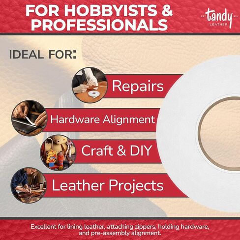 Tandy Leather Tanner's Bond Adhesive Tape 10 mm x 20 m 2535-03 in Saudi Arabia