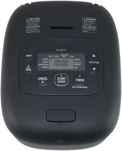 Zojirushi NL-EAC10BA Micom Rice Cooker & Warmer 5.5 Cups, Black in Saudi Arabia