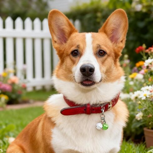6 Pack Pet Bells for Dog Cat Collars - Charm Pendant Accessories with Stainless Steel Keychain in Saudi Arabia