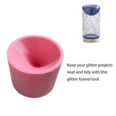 Glitter Funnel for Snow Globe Tumblers, Funnel for Adding Glitter to Snowglobe Cups, DIY Glitter Cup Making Tools (Cups not Included) in Saudi Arabia