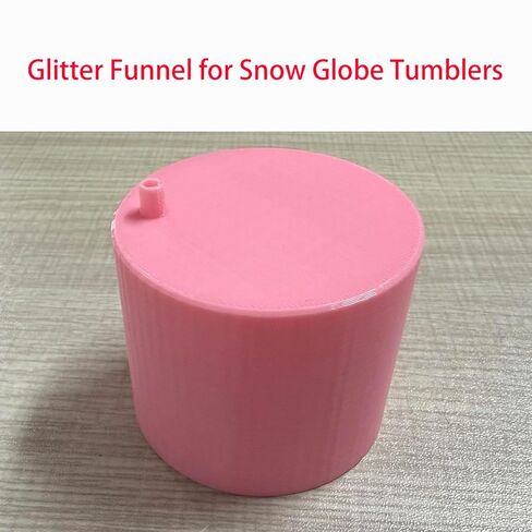 Glitter Funnel for Snow Globe Tumblers, Funnel for Adding Glitter to Snowglobe Cups, DIY Glitter Cup Making Tools (Cups not Included) in Saudi Arabia