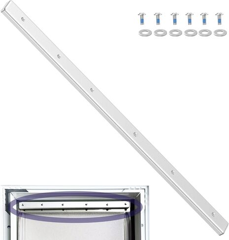 2Pcs PAC11-11039 Replacement Bracket for PetSafe Pet Door Replacement Flaps - Aluminium Alloy Doggie Door Flap Bracket - Easy Installation with Screws (Large) in Kuwait