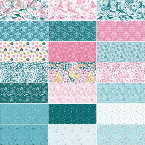 Corinne Wells Reef 21 Fat Quarters Riley Blake Designs FQ-17270-21 in Saudi Arabia