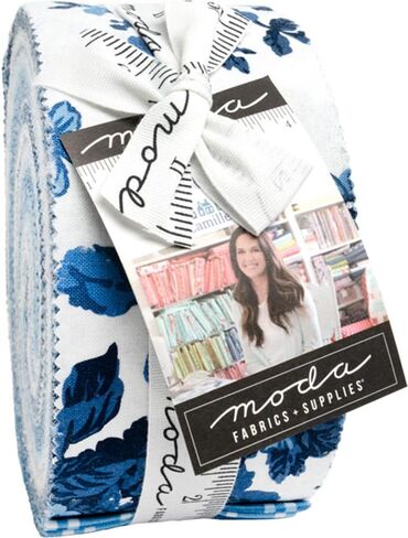 Camille Roskelley Blueprint Jelly Roll 40 شريط 2.5 بوصة أقمشة مودا 55330JR in Kuwait