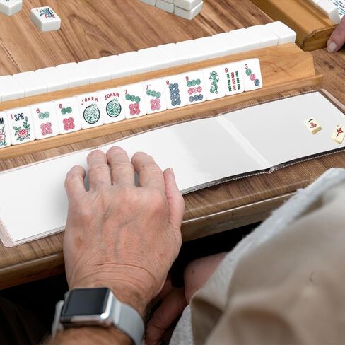 حافظة واقية لبطاقات Mah-Jong 2025-2026 - الحجم (6 1/8 بوصة × 4 3/4 بوصة) - حافظة واقية لبطاقة Mahjong كبيرة الحجم - 4 عبوات in Kuwait