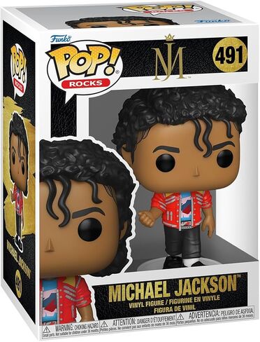 فانكو بوب! الصخور: مايكل جاكسون - Beat It - مجسم من الفينيل قابل للتجميع - فكرة هدية - بضائع رسمية - ألعاب للأطفال والكبار - عشاق الموسيقى - مجسم نموذجي لهواة الجمع in Kuwait
