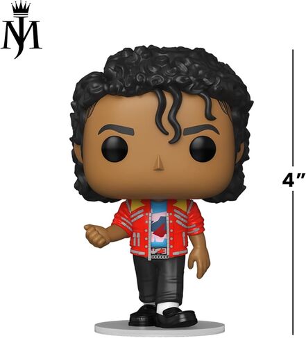 فانكو بوب! الصخور: مايكل جاكسون - Beat It - مجسم من الفينيل قابل للتجميع - فكرة هدية - بضائع رسمية - ألعاب للأطفال والكبار - عشاق الموسيقى - مجسم نموذجي لهواة الجمع in Kuwait