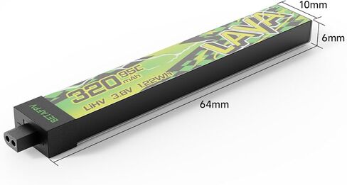 BETAFPV 5pcs Lava II 1S 320mAh بطارية 3.8V 95C LiHV مع موصل BT2.0 متوافق مع 1S Tiny Whoop Drone Quadcopter مثل Cetus FPV Kit، Air65، Meteor65 Pro 1S طائرات بدون طيار in Saudi Arabia