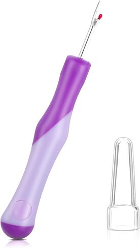 Jeffdad 2PCS الخياطة التماس الممزق، الخياطة غرزة الممزق، مزيلات الخيوط غرزة الكسارات مع غطاء واقي المهنية قطع الموضوع للتطريز اليد صياغة صياغة عبر خياطة الحياكة in Kuwait